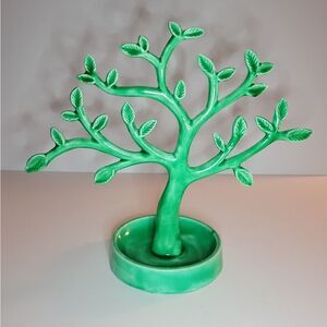 Glazed Metal Jewelry Tree